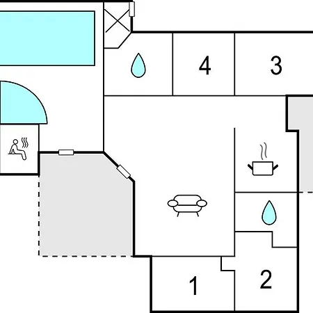 4 Bedroom Gorgeous In Fjerritslev Casa vacanze